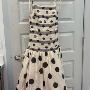 Hope for flowers, Tracy Reese polka dot dress